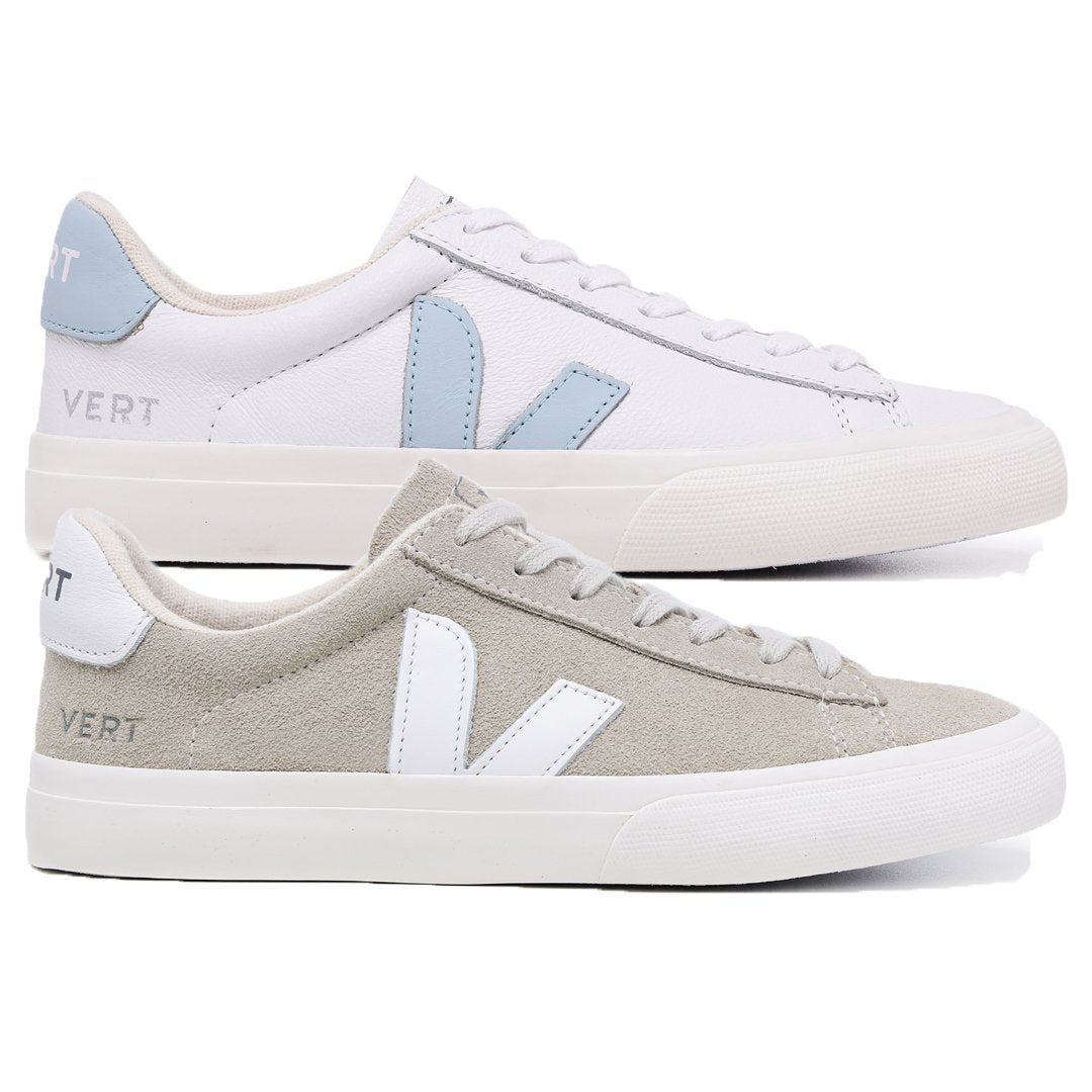 Compre 1 Leve 2 Pares Campo Suede Natural e Campo White Steel