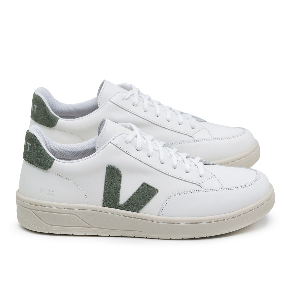 TÊNIS VERT V-12 COURO EXTRA WHITE CYPRUS