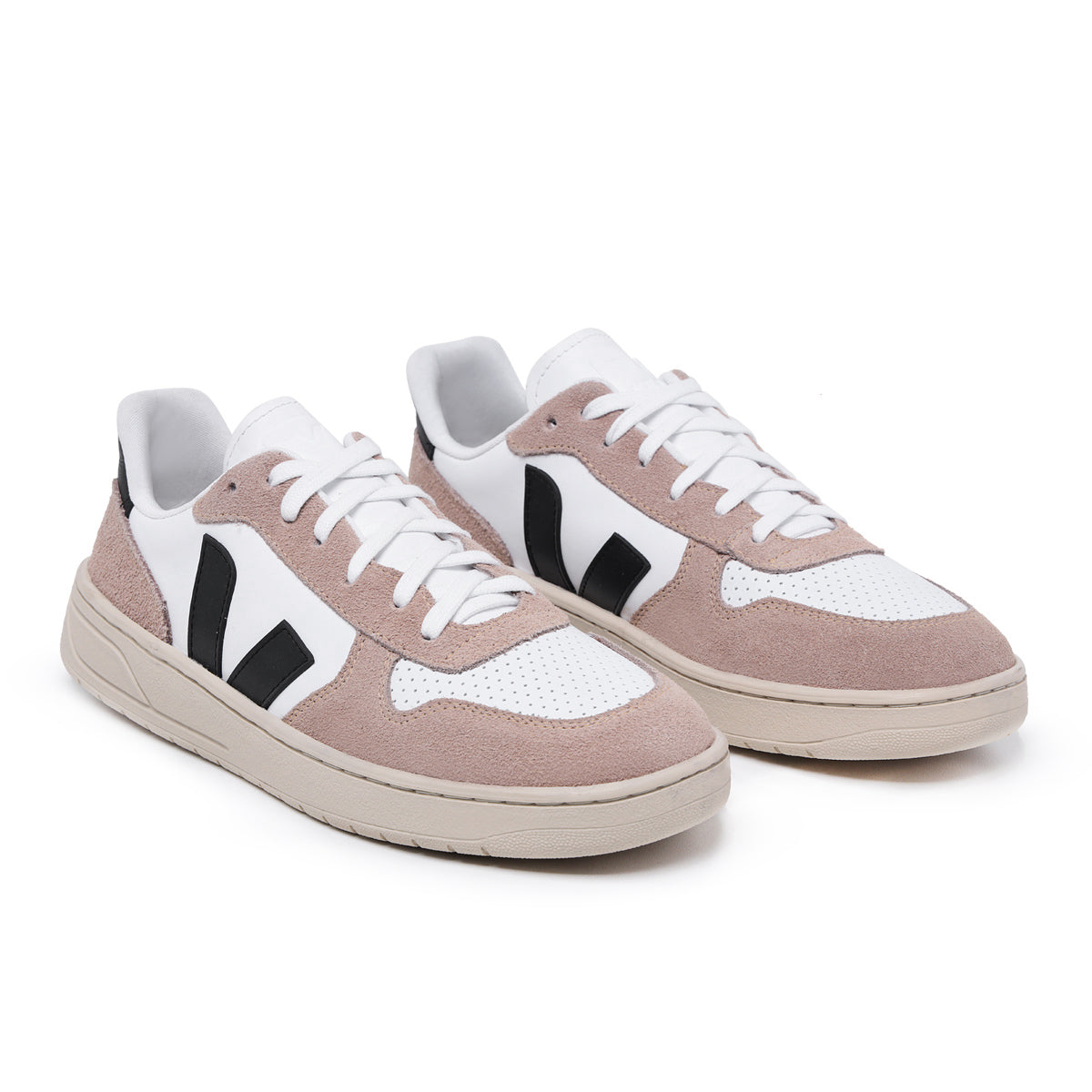 TÊNIS VERT V-10 CHROME FREE EXTRA WHITE BLACK SAHARA