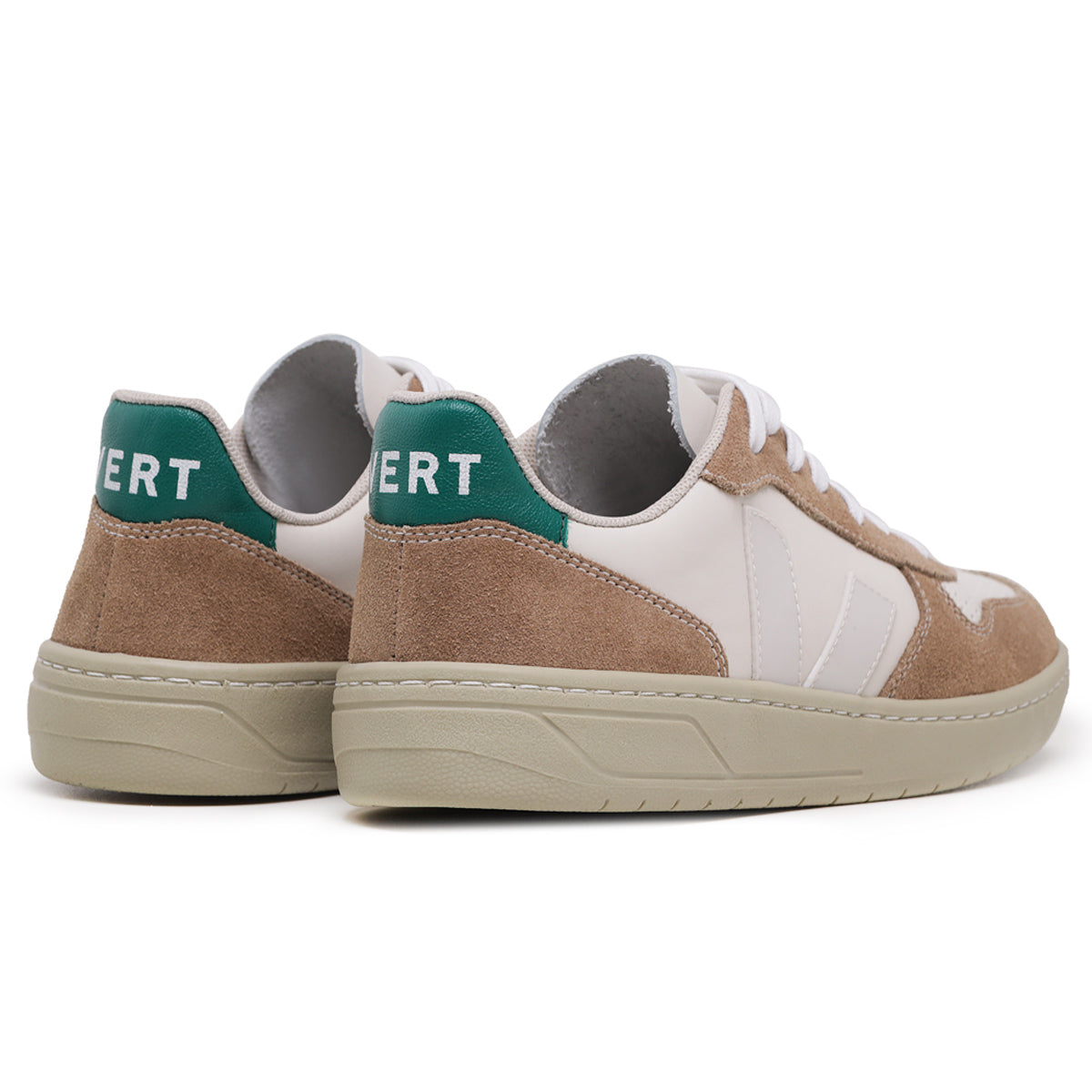 TÊNIS VERT V-10 CHROMEFREE EXTRA WHITE SAHARA EMERAUDE