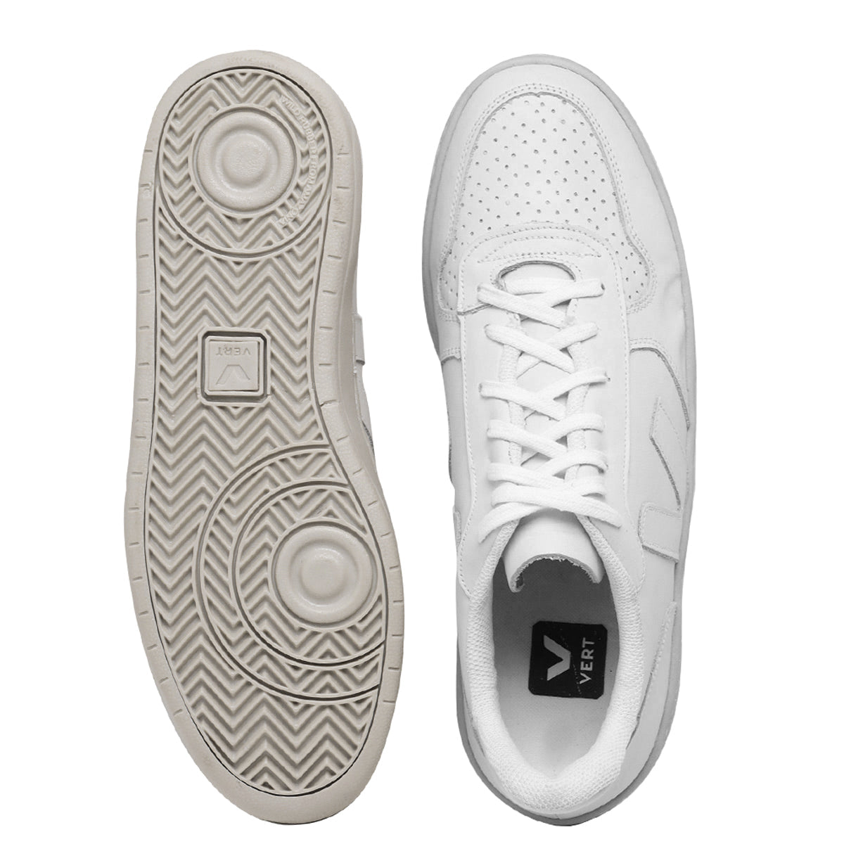 TÊNIS VERT V-10 COURO EXTRA WHITE