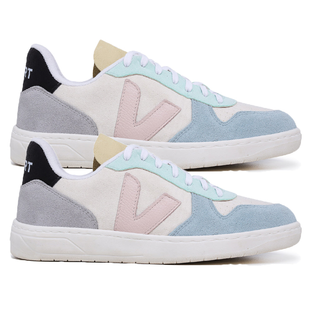 Compre 1 Leve 2 Pares V-10 Suede Multico Natural e V-10 Suede Multico Natural