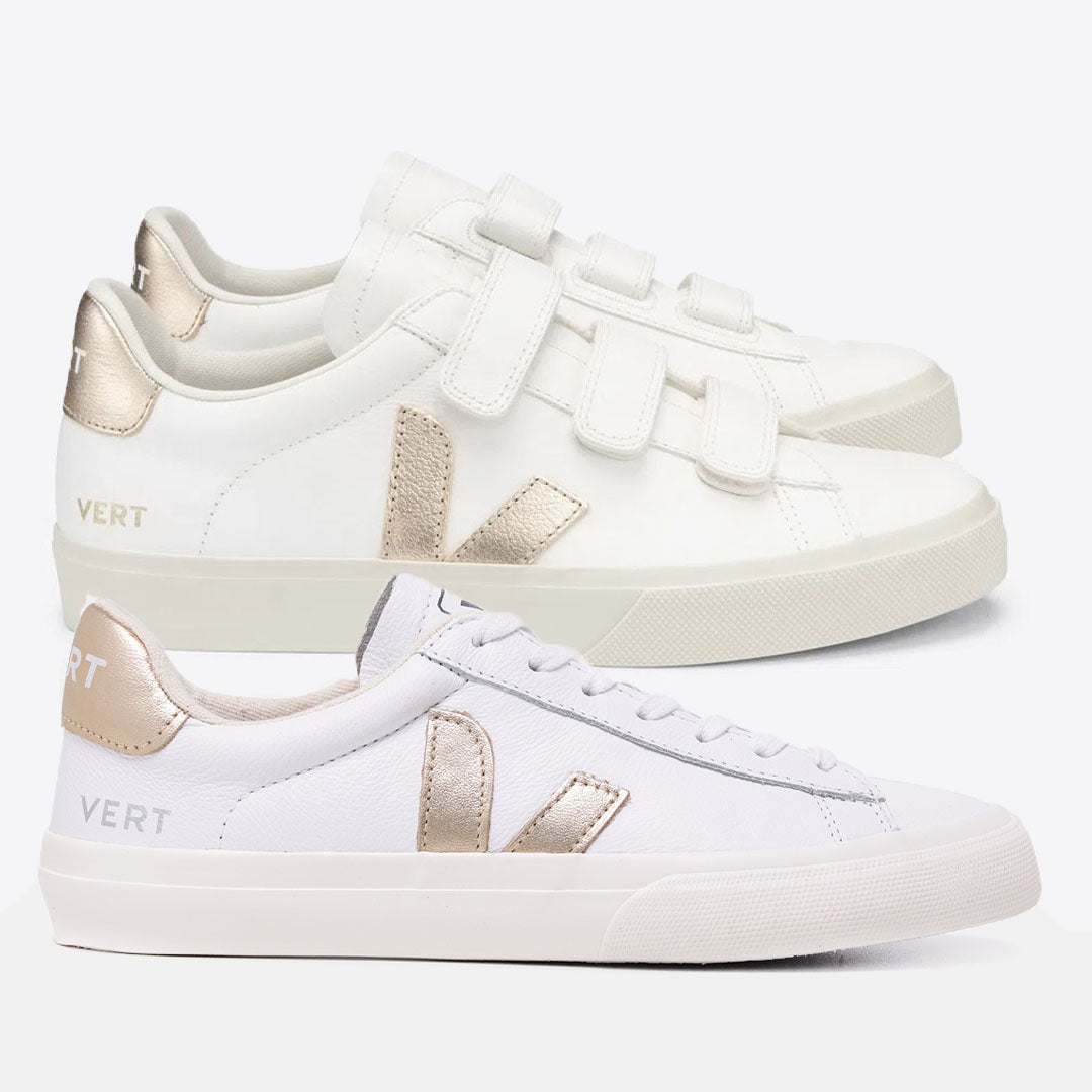 Compre 1 Leve 2 Pares Campo White Platine e Recife White Platine