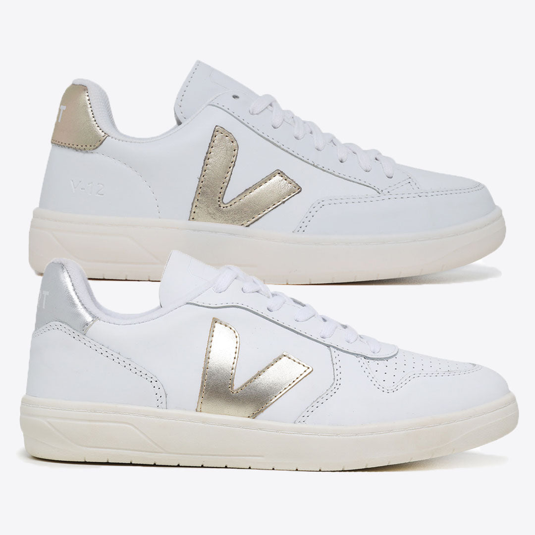 Compre 1 Leve 2 Pares V-10 White Platine Silver e V-12 White Platine