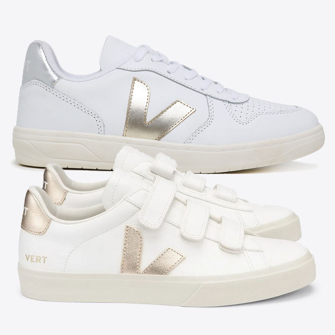 Compre 1 Leve 2 Pares Recife White Platine e V-10 White Platine Silver