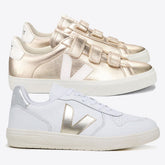 Compre 1 Leve 2 Pares Recife All Platine e V-10 White Platine Silver