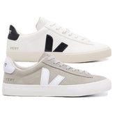 Compre 1 Leve 2 Pares Campo White Black e Campo Suede Natural White