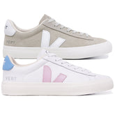 Compre 1 Leve 2 Pares Campo Suede Natural White e Campo White Babe