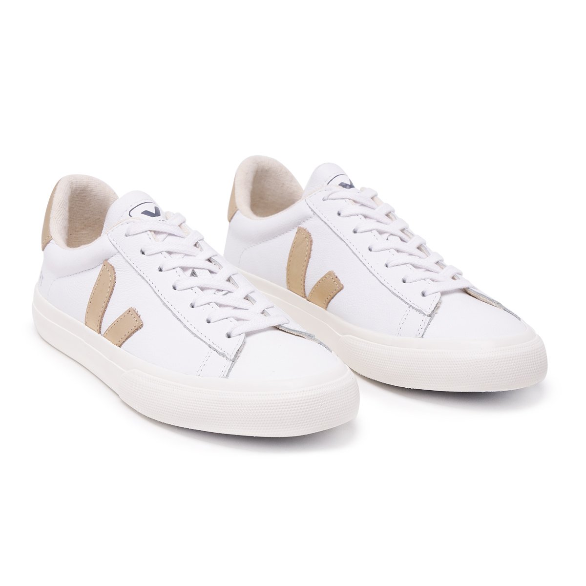 Compre 1 Leve 2 Pares Campo White Platine e Campo White Natural