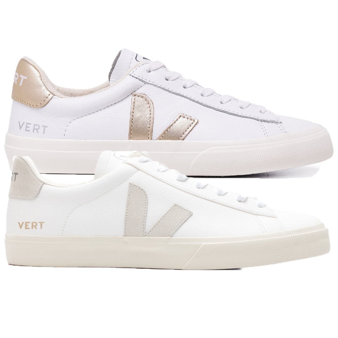 Compre 1 Leve 2 Pares Campo White Platine e Campo White Natural