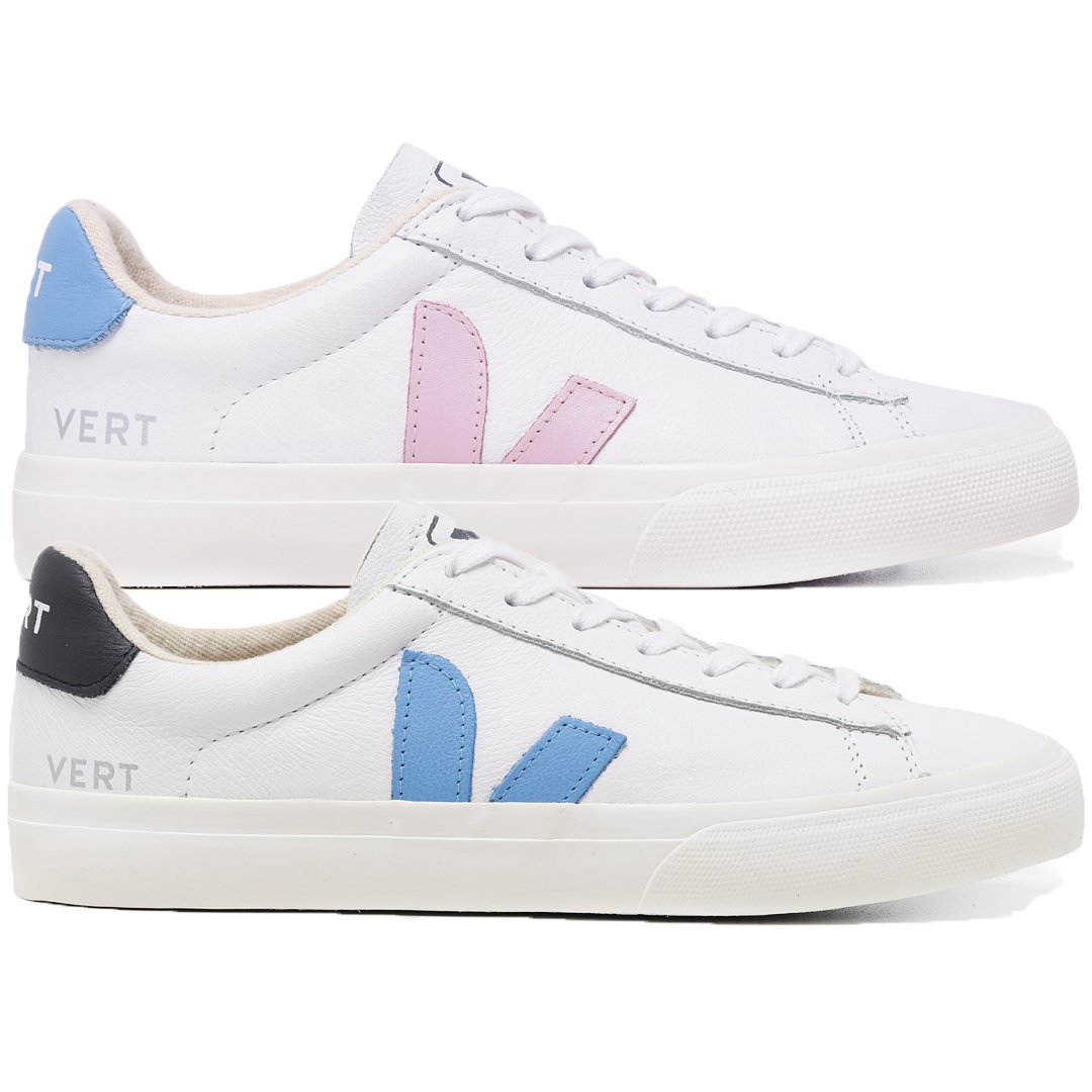 Compre 1 Leve 2 Pares Campo White Babe e Campo White Steel Black