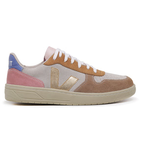TÊNIS VERT V-10 SUEDE MULTICO PEACH