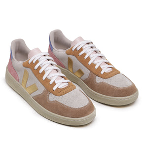 TÊNIS VERT V-10 SUEDE MULTICO PEACH