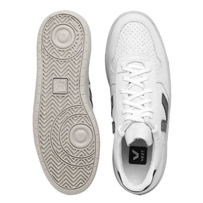 TÊNIS VERT V-10 COURO EXTRA WHITE BLACK