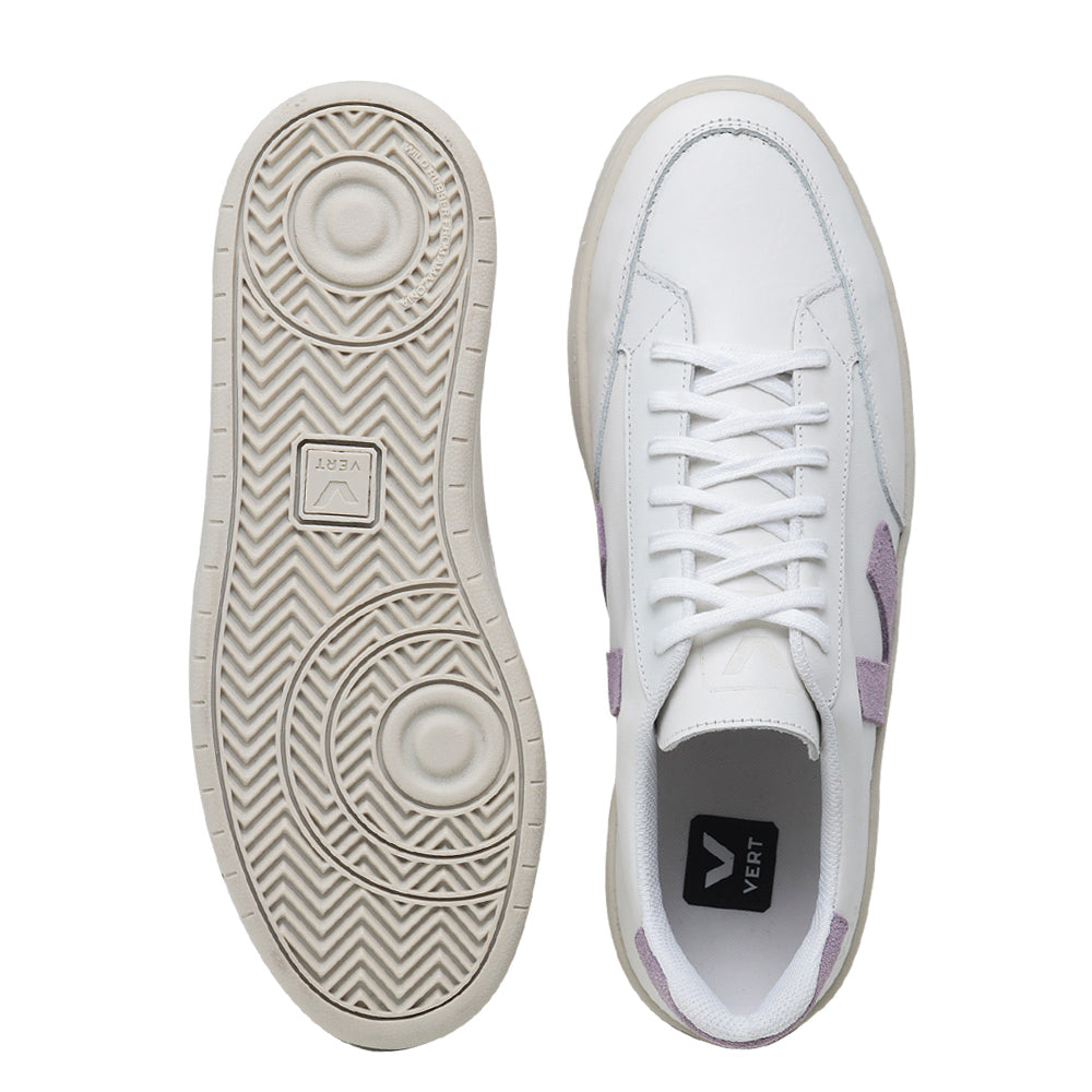 TÊNIS VERT V-12 COURO EXTRA WHITE LAVANDE