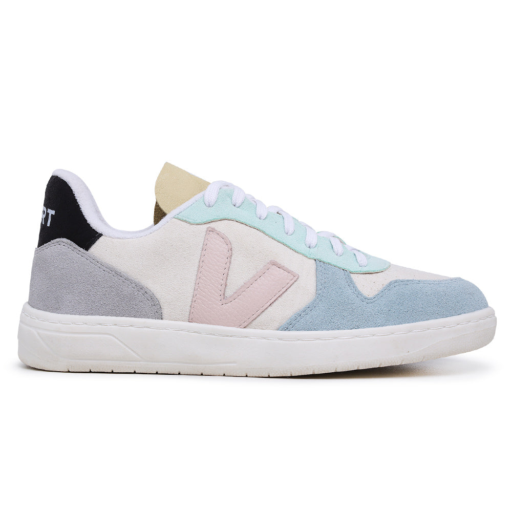 Compre 1 Leve 2 Pares V-10 Suede Multico Natural e V-10 White Babe