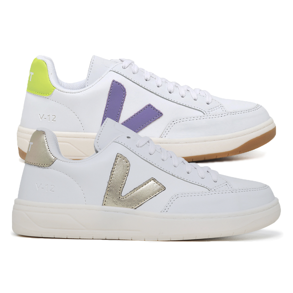Compre 1 Leve 2 Pares V-12 White Platine e V-12 White Purple Lime