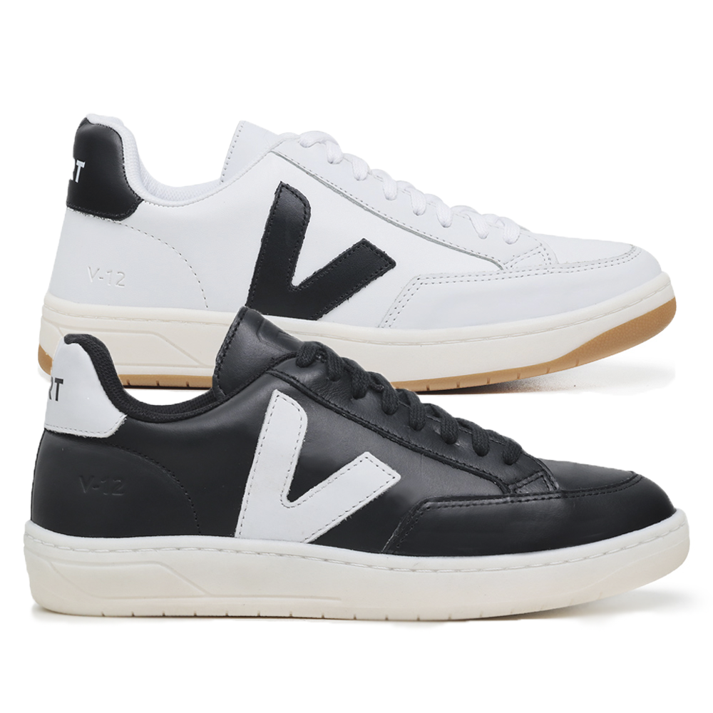 Compre 1 Leve 2 Pares V-12 Black White e V-12 White Black