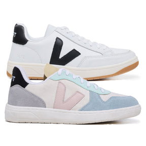 Compre 1 Leve 2 Pares V-10 Suede Multico Natural e V-12 White Black