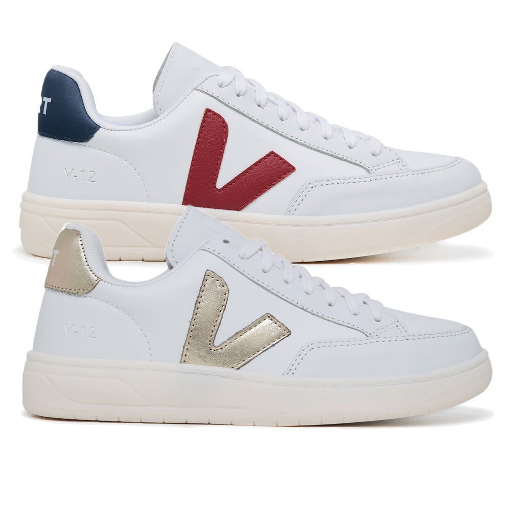 Compre 1 Leve 2 Pares V-12 White Platine e V-12 White Marsala Náutico